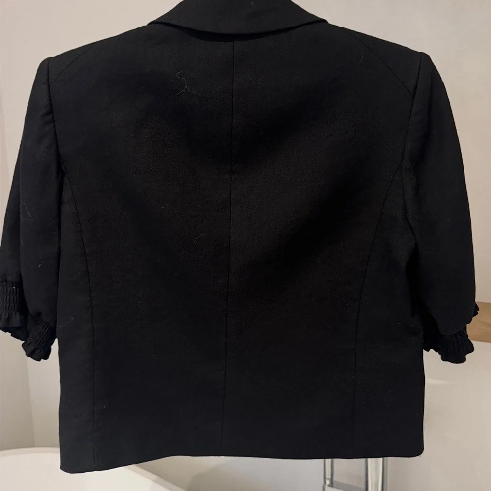 VERONICA BEARD Annabella Crop Linen Jacket size 4 - Picture 8 of 10
